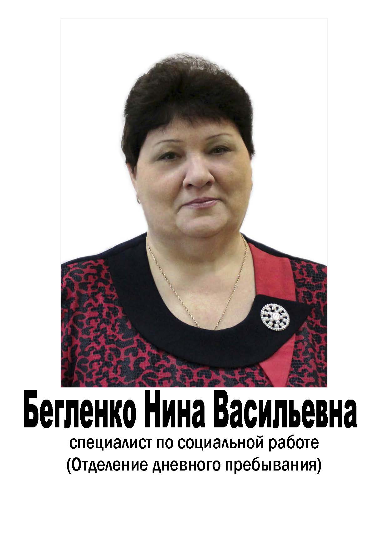 Бегленко Нина Васильевна
